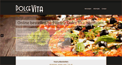 Desktop Screenshot of pizzeriadolcevita.nl