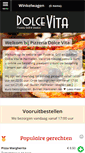 Mobile Screenshot of pizzeriadolcevita.nl